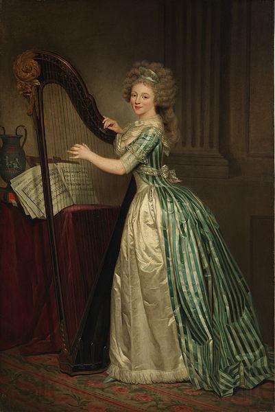 unknow artist Self-portrait with a Harp